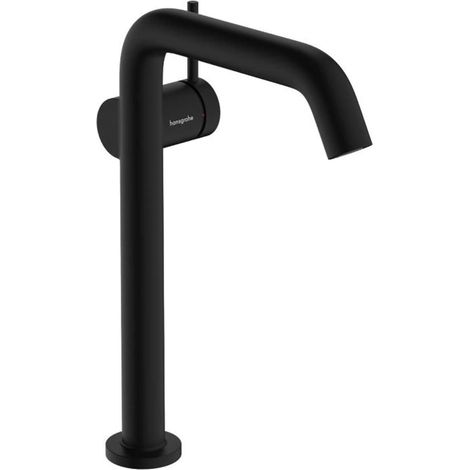 Hansgrohe Tecturis S - Waschtischarmatur mit Push-Open-Ablaufgarnitur, CoolStart, EcoSmart, schwarz matt 73373670