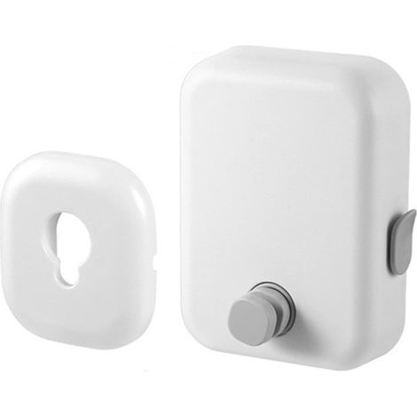 Tendedero retráctil, 4,3 m, perforado, de pared, resistente, apto para uso exterior, para jardín (blanco) (1/5)