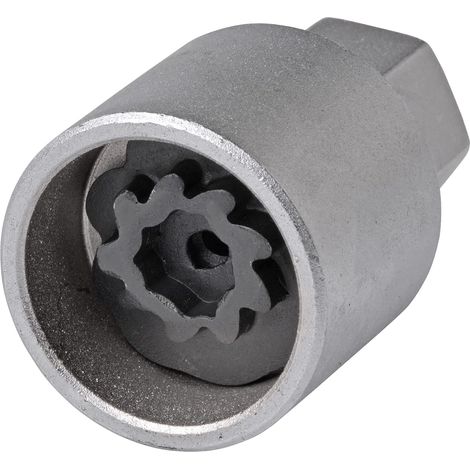Adaptateur de démontage de verrou de jante SW-Stahl 02383L-19 I adapté pour VW I adaptateur 539 I outil de démontage pour déverrouiller le verrou de roue I outil de déverrouillage pour verrous de jant