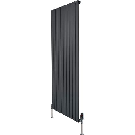 Flat Single Column Radiator – 1600mm x 700mm & Valves –