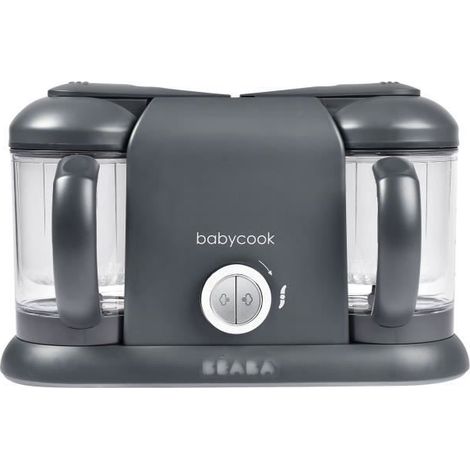 Béaba Babycook Duo Küchenmaschine Grau Dunkel 2,2 L (1/5)