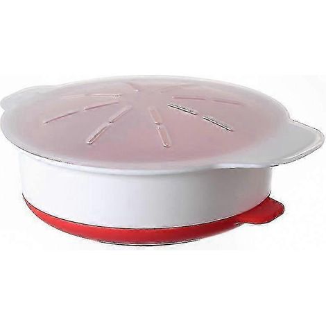 Eierkocher für die Mikrowelle mit ergonomischen, rutschfesten Griffen, für eine schnelle und bequeme Zubereitung, kompaktes Küchengerät, geeignet für Frühstück und gesundes Kochen, robustes Modell, fü (1/4)