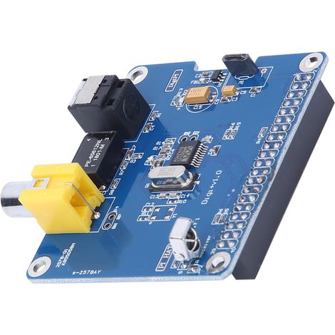 Raspberry Pi 3/2B HiFi DiGi Digital Soundkarte I2S SPDIF Erweiterungsplatine Glasfasermodul (1/5)