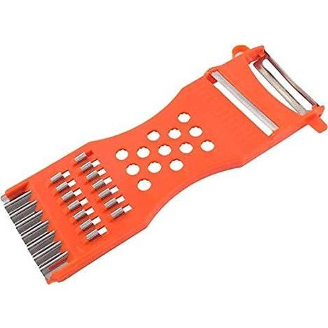x Multifunktionale Gemüsereibe/Obstreibe, 6,5 cm Länge (1/5)