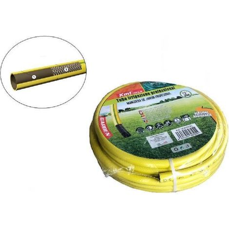 TrAdE Shop Traesio - Tubo Acqua Da Giardino Irrigazione Retinato Professionale ø 1/2" 20metri 9009795 - (1/3)