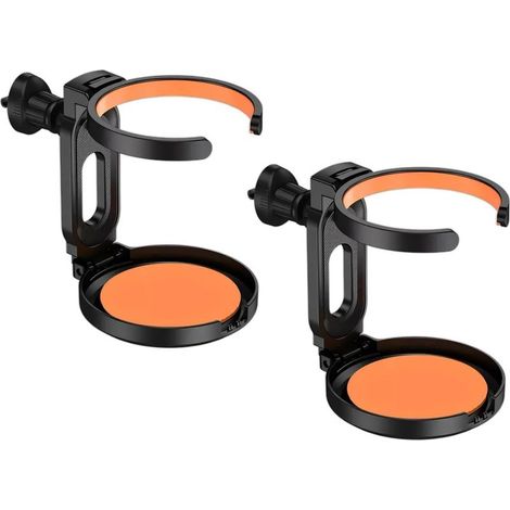 2 Pièces Porte-gobelet réglable pour Grille d'aération de Voiture, Porte-Bouteille d'eau Pliable pour Voiture, Porte-gobelet adapté aux grilles d'aération, Peut contenir du café, du thé (1/5)