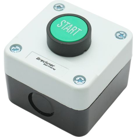 Alloggiamento del pulsante di controllo START verde, ritorno 1NO Breckner Germany (1/4)