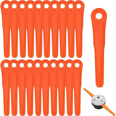 20er-Pack Kunststoffklingen für Stihl Polycut, robustes Nylon, 145 mm, Ersatzteilnummer 40020071000, Gartenarbeit (1/5)