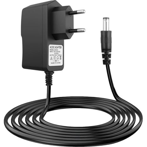 Chargeur Aspirateur 26V 500mA, Adaptateur Secteur Universel pour Balai sans Fil,Prise EU 2 Broches,Alimentation Stable avec Câble 2m, Protection Sécurisée Contre Surtension, Compatible Multi-Modèles (1/5)