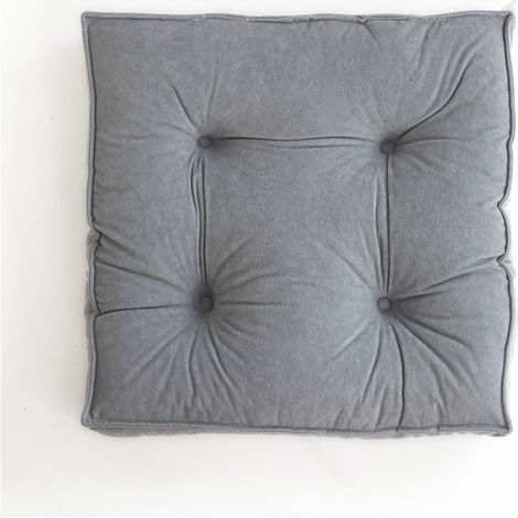 Coussin épais pour table à manger, coussin de sol doux pour la maison (gris) (1/3)