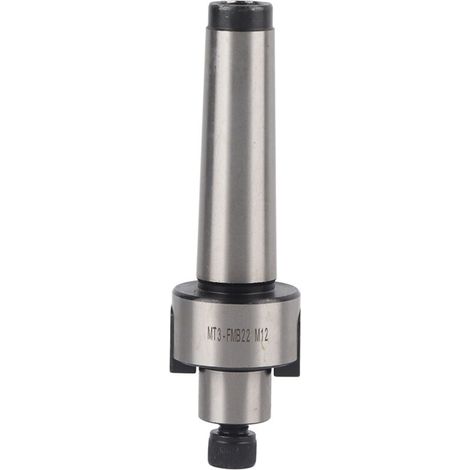 Support de fraisage conique à filetage M12, outil d'arbre de moulin, longueur 138mm, rainure 22mm MT3-FMB22 (1/5)