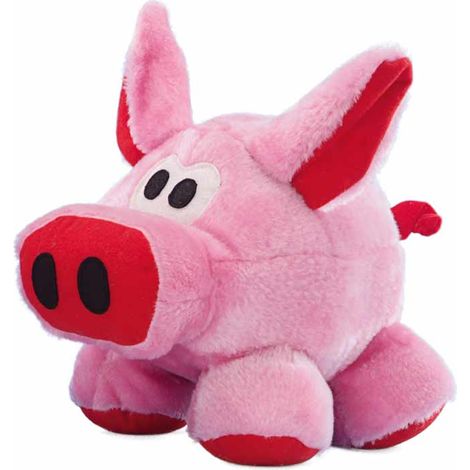 Nobby Hundespielzeug Plüschfigur Schwein Coole Sau 25 cm pink Hundespielzeug