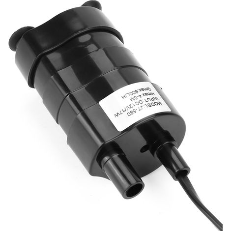 Pompe submersible compacte et efficace, sans balais, CC, 12 V, -20 °C - 90 °C (1/5)