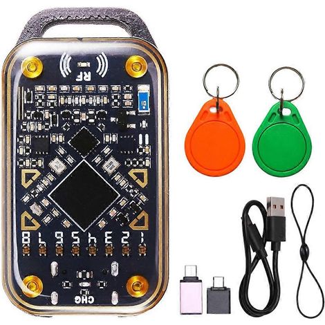 Lecteur de puces RFID Chameleon Ultra + émulateur de porte-clés NFC 2XUID, duplicateur 125K 13,56 MHz, décodage de cartes à puce d'identification (1/5)