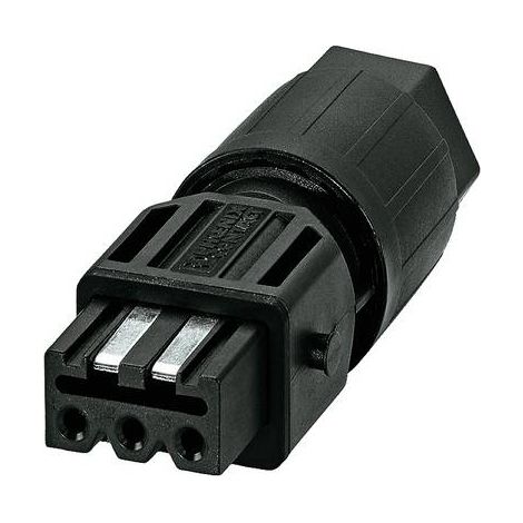 Phoenix Contact 1065121 Steckverbinder Stecker, gerade Gesamtpolzahl: 4 + PE 16 A, 10 A Schwarz 1 S (1/2)