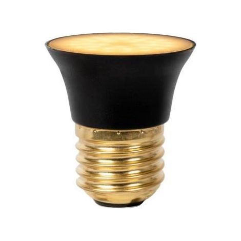 Lampadina LED G45 E27 5W dimmerabile nero oro 2700K Lucide