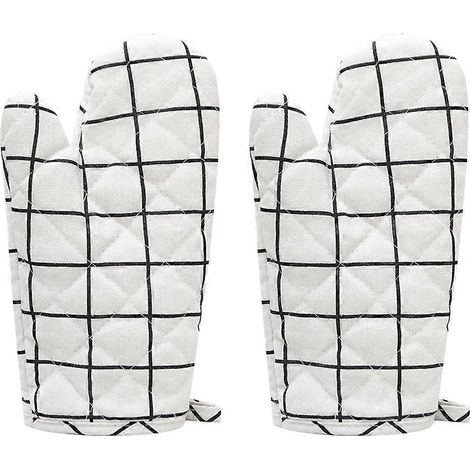 Gants isolants thermiques compatibles avec les fours, usage en cuisine, lot de 2 pour une protection optimale des mains. (1/5)