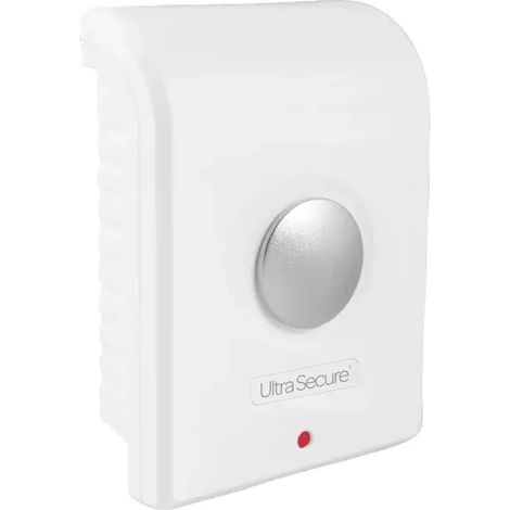 Ultra Secure – Sirène d'alarme intérieure sans fil 130 dB – Autonome avec 2 piles AA – Portée 100 mètres – Déclenchement rapide 5s