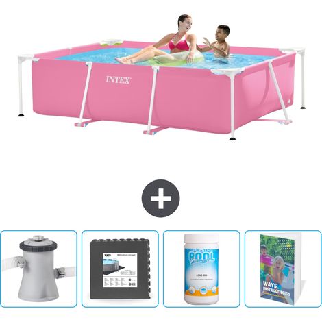 Intex Piscine Tubulaire Rectangulaire - 220x150x60 cm - 5-pièces SCB125 (1/5)