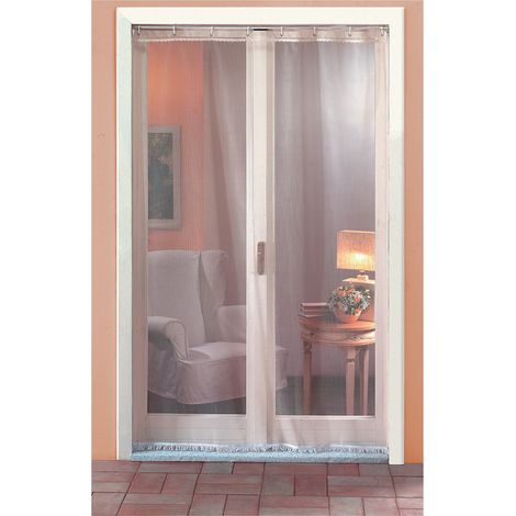 1PZ TENDA ZANZARIERA CON GANCI ED ANELLI 'MOSCHITO' beige