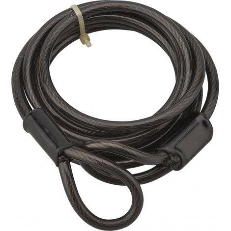 THIRARD - Câble antivol Twisty, vélo, abris de jardin, câble acier 1.80m - THIRARD
