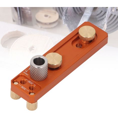 Foret monotrou pour profilé aluminium + foret étagé fraisé M6, outil de perçage pour profilé aluminium 203040, outil de perçage et de positionnement pour le bricolage. (1/5)