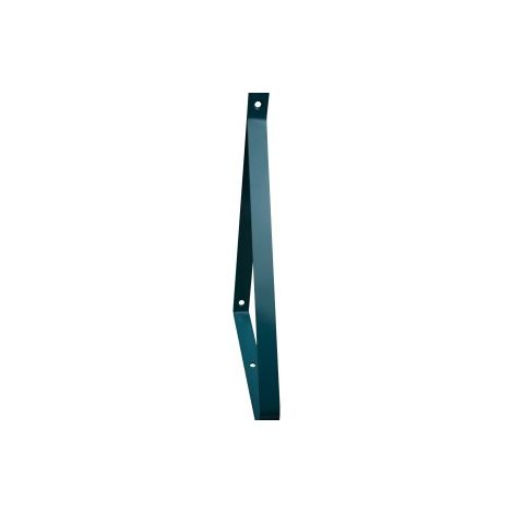 Support étagère murale métal vert canard Cali 19