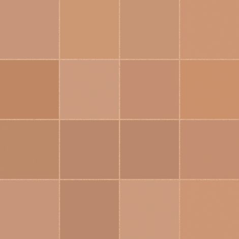 Carrelage effet Zellige Terracotta 12,3x12,3x0,87 cm Cubriel - Sol et mur intérieur (vendu par carton de 0,51 m²) - RO'MA CARRELAGE
