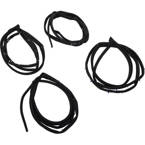 Ensemble de 4 joints d'étanchéité pour portières de voiture, 72350 SNE A01, joints d'étanchéité en caoutchouc pour portières automobiles, adaptés aux berlines Civic 2006-2011. (1/5)