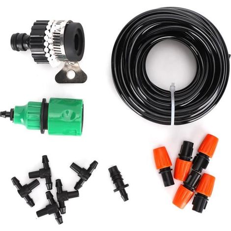 Kit d'irrigation, système d'irrigation de jardin en matière plastique goutte à goutte d'arrosage de jardin de haute qualité,