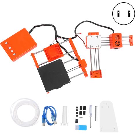 Imprimante 3D X1 Mini de bureau silencieuse pour maison et éducation, prise JP 110-240V, modèle compact haute précision.