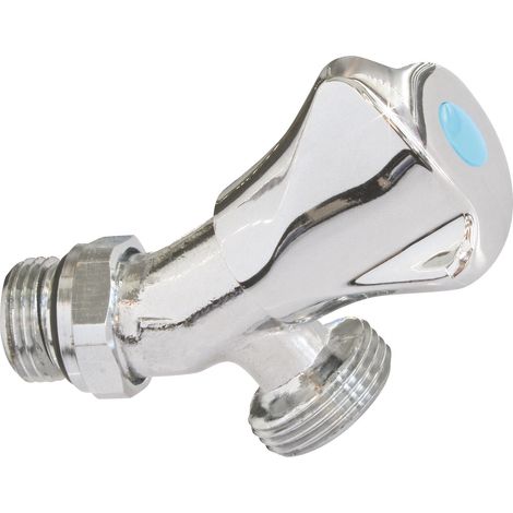 Robinet orientable auto-étanche à clapet pour machine à laver - M1/2" - M3/4 (1/2)