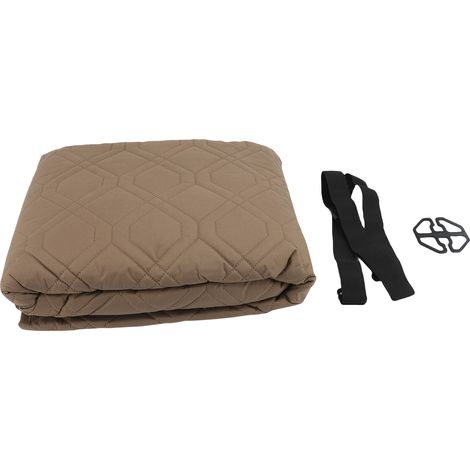Housse Fauteuil Relax Antidérapante Imperméable Polyester – Protection Chaise 6 Poches Maison, Café Clair 23 Pouces (1/3)