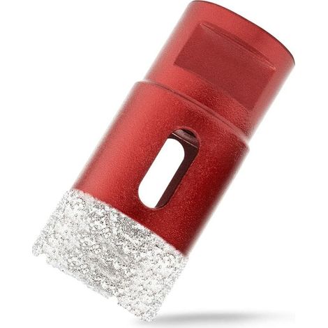 Scie Cloche Diamant Foret avec Filetage M14 pour le forage à sec ou humide de manière professionnelleà sec en Porcelaine, Carrelage, Granit, Marbre, Verre (30mm) (1/5)