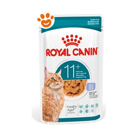 Royal Canin Cat Feline Health Nutrition Senior Ageing 11+ Jelly - Bustina 85 Gr - Cibo Umido Gatti