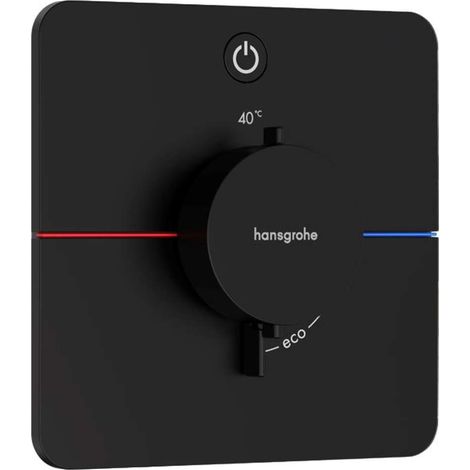 Hansgrohe ShowerSelect Comfort - Miscelatore termostatico ad incasso, nero opaco 15581670 (1/4)