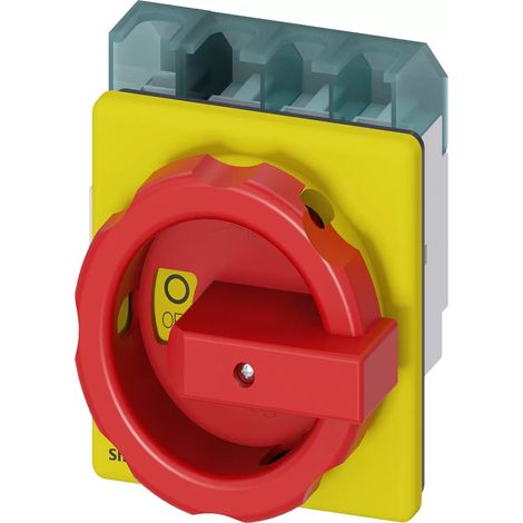Siemens SENTRON, Lasttrennschalter 3LD, Not-Aus-Schalter, 4- polig, Iu: 63 A 3LD25041TL53 (1/2)