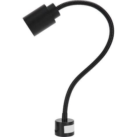 Flexible 7-W-LED-Arbeitsleuchte mit Schwanenhals, magnetischer Clip-Befestigung für Nähmaschinen, EU-Stecker 110–220 V (1/5)
