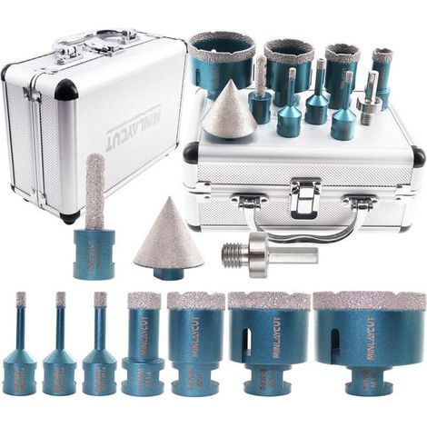 Diamantbohrer Set 6 8 20 35 50 68mm Adapter Lochsäge Fliese Satz 4 (1/5)