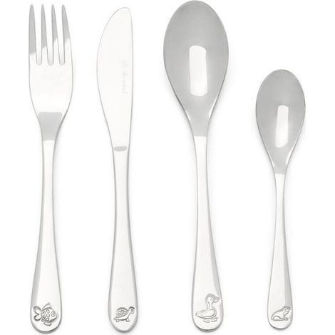 Kinderbesteck-Set mit Gravur – Wassertiere Größe: 160 x 170 x 160 x 130 mm Artikelnummer: ZV4259070 (1/4)