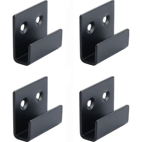 Kit de suspension pour miroir Jinyi en acier inoxydable avec crochets de rail, support robuste pour carrelage (6 pièces) (1/5)