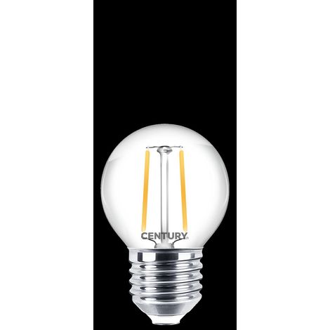 Century lampada filamento led incanto chiara sfera - 2w - e27 - 2700k classe e (1/5)