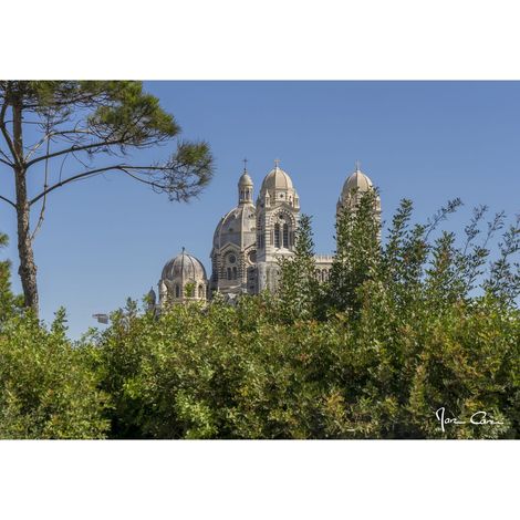 Tableau sur toile cathédrale la Major 45x65 cm - Impression sur Toile Murale Décorative - Image imprimée en HD sur Toile - Toile sur Châssis en Bois FSC - Fabriqué en France (1/4)