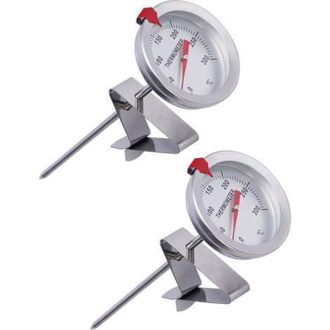 BESPORTBLE Thermomètre Alimentaire Inox Sonde 300 Mm, Lot de 2 (1/5)