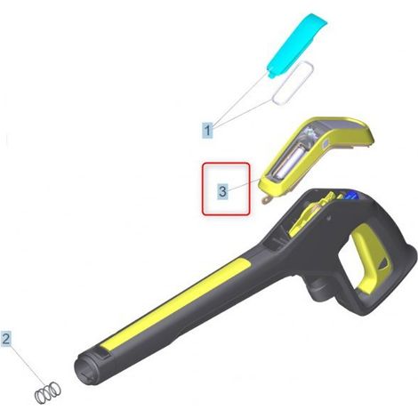 BOÎTE ÉLECTRIQUE PISTOLET DE SABLAGE POUR NETTOYEUR HAUTE-PRESSION KARCHER - 4.762-579.3