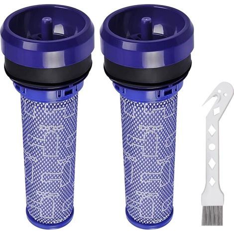 Lot de 2 Filtres Pré-Moteur Lavables pour Aspirateur avec Outil de Nettoyage (1/4)