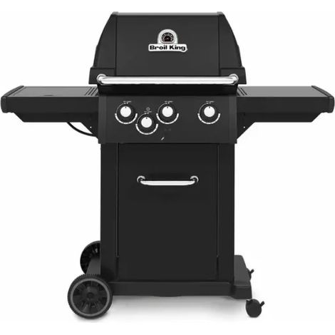 Barbecue gaz Broil King Royal 340 Shadow 3 brûleurs 8,80 kW réchaud - Forbice + Innesto rapido 1/4 (1/5)