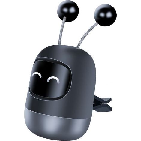 Diffuseur de parfum à Clip longue durée + parfum de voiture solide, Robot d'aromathérapie, sortie d'air automatique (1/5)