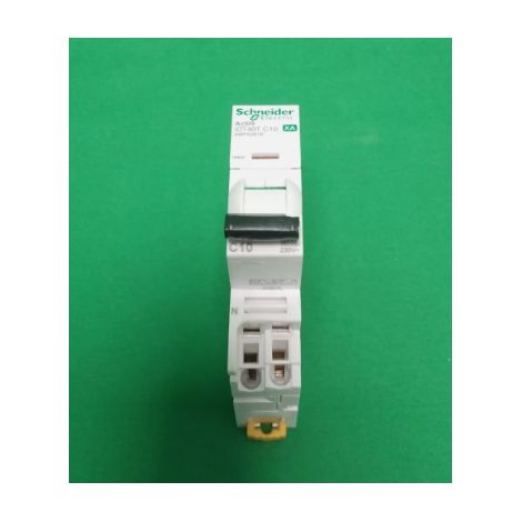 Disjoncteur 10A 1P+N courbe C 4.5-6kA modulaire bornes auto Acti9 IDT40 XA (1/4)