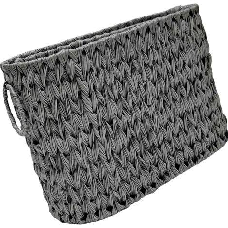 Panier de rangement en osier pour salle bain, 6 à 9 rouleaux (1/5)